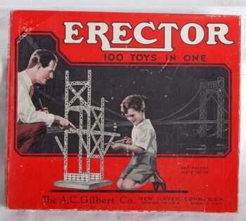 A.C. Gilbert Erector No. 00 red box
