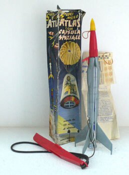 Aerogiocattoli Missile Atlas Space Rocket Toy Italy