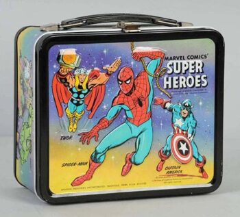Aladdin Marvel Comics Superheroes Lunchbox & Thermos