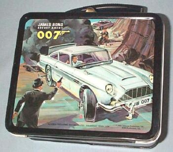 Aladdin James Bond 007 Lunchbox 1966