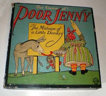 All Fair Games 1927 Poor Jenny Board Game