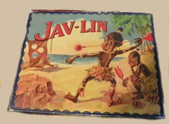 All-Fair Black Americana Jav-lin Board Game 1931