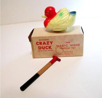 Allied Mfg. Crazy Rocking Duck Magic Wand Novelty Toy