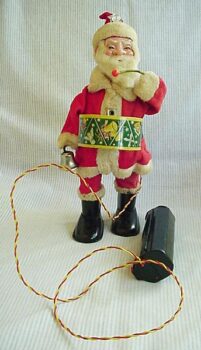 Alps Co. Happy Santa Walking Toy 1950’s 5 actions
