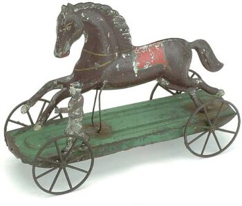 Althof Bergmann Horse and Figure Platform Toy