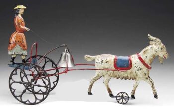 Althof Bergmann Goat Drawn Platform Bell Toy