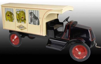 American National Circus Toy Truck Pressed Steel