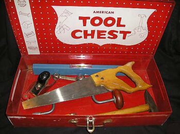 American Toy and Furniture Co. American Tool Chest with Tools
