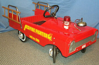 AMF Fire Truck Pedal Car
