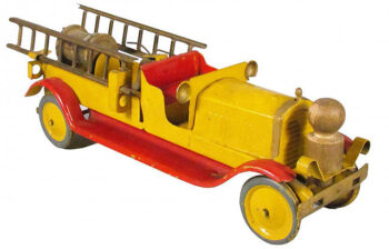 Amoskeag Fire Truck Tin Toy