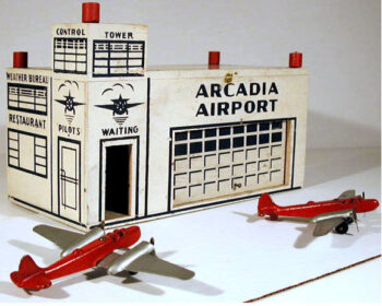 Arcade 1941 Arcadia Airport + 2 Airplanes