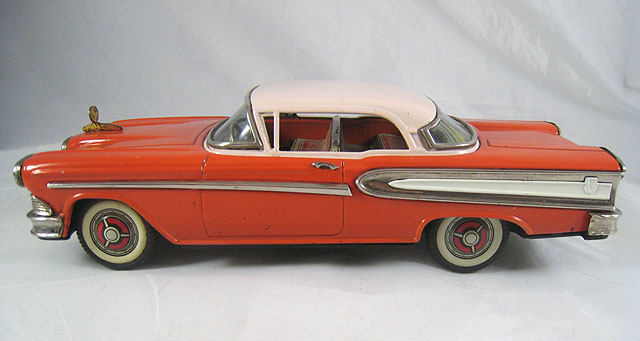 Asahitoy/Ichiko 1958 Edsel 2-Door Hardtop Car Japan - Antique Toys Library