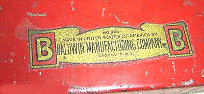 Baldwin Elevating Cannon Toy  No. 890
