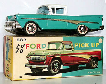 Bandai 1958 Ford Pickup Friction Japan