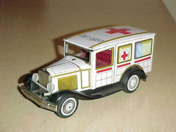 Bandai Ambulance Tin Friction