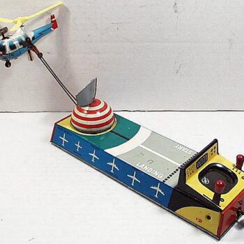 Biller Helicopter Pad  Dual Windup Tin Plate