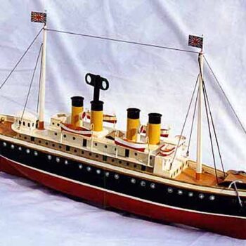 Bing Titanic Boat Tin Toy 1912