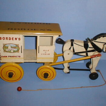 Bliss Borden’s Dairy Horse and Wagon