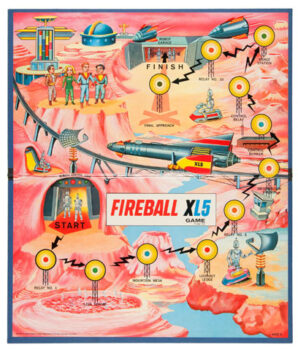 Milton Bradley Fireball XL5 Game