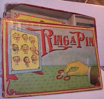 Milton Bradley Ring Pin Game 1890’s