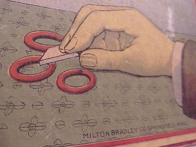 Milton Bradley Ring Pin Game 1890s Antique Toys Library