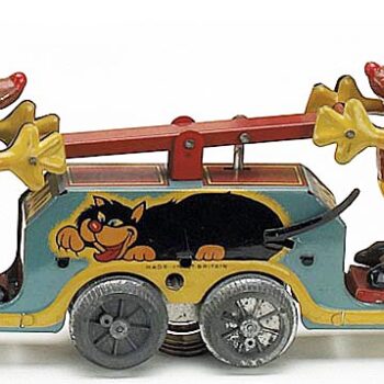 Wells-Brim Toy Cinderella Mice Hand Car
