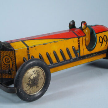 Buffalo Toys Race Car Special Speeder w/2 Drivers Tin  1920