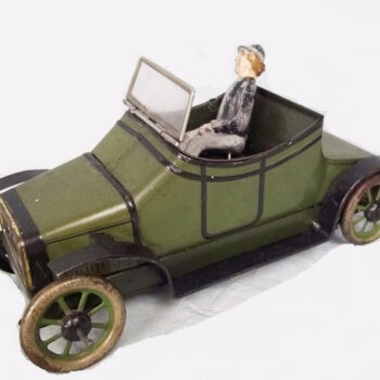 Burnett Lanchester Car Tinplate Clockwork 1915