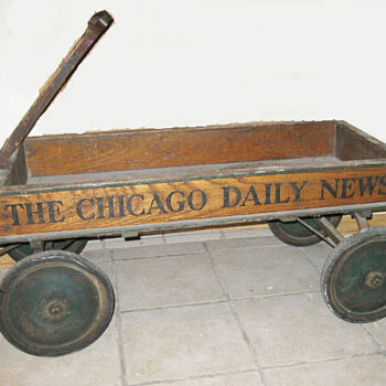 Burnham Mfg. Co. Sherwood Chicago Daily News Wagon
