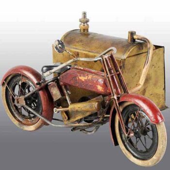 C-K Indian Motorcycle with Side Car Live Steam