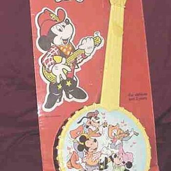 Carnival Toy Mickey Mouse Hi Kick-in Banjo Walt Disney
