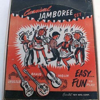 Carnival Toys Jamboree Set 1950’s Banjo – Ukulele – Violin