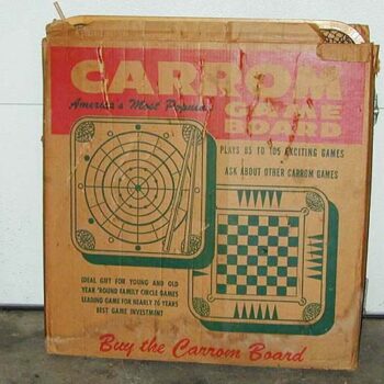 Carrom Game Board + Game Pieces