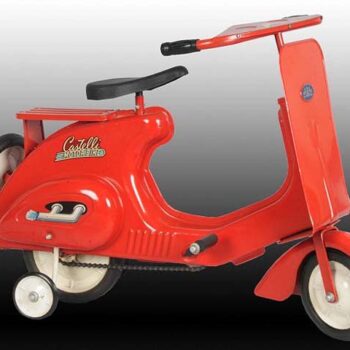 Castelli Motor Bike Pedal Toy Pressed Steel