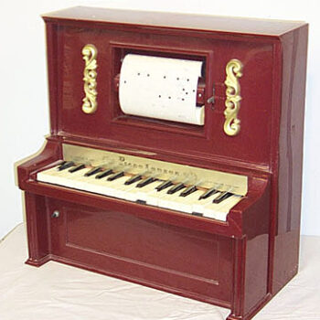 Chein & Co. Player Piano 6 Different Songs Toy