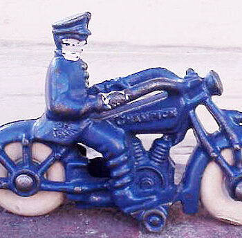 Champion Policeman on Motorcycle