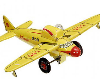 Kellerman CKO Komet Airplane Tin Toy