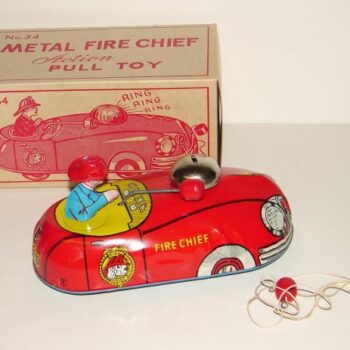T. Cohn Fire Chief Pull Toy No. 34