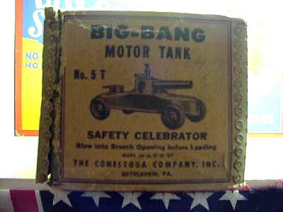 Conestoga Co. Big Bang Cannon Carbide Toy 5T-Motor Tank