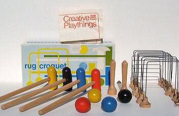 Creative Playthings Croquet Rug Game Toy