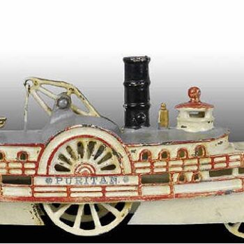 Dent Paddle-Wheel Steamboat Toy