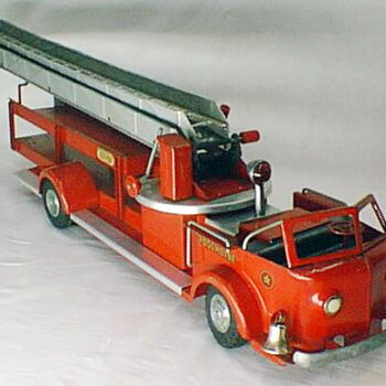 Doepke 1950 Aerial Ladder Fire Truck Aluminum ladder