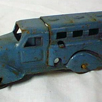 Doepke Bus in Blue Metal