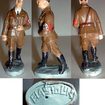 Elastolin Hitler in Nazi Uniform Walking