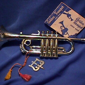 Emenee 1952 The Golden Trumpet with Case Toy