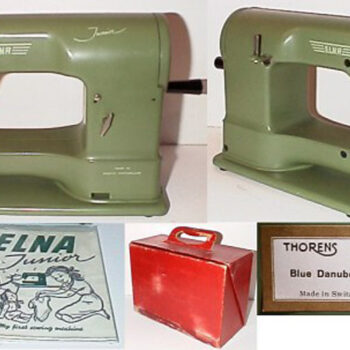 Elna Toy Musical Sewing Machine + Case