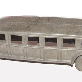Cincinnati Industries Bus Cast Aluminum Toy 12″ long