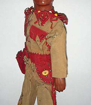 Dollcraft Lone Ranger’s Pal Indian Tonto Doll 20″ 1937