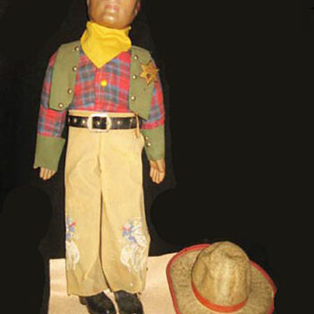 Dollcraft Novelty Co. Lone Ranger Figure 20″ 1930’s
