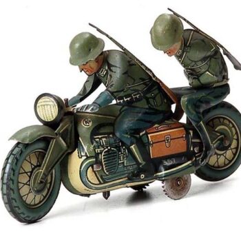 Kellerman CKO Military Motorcycle with Two Riders